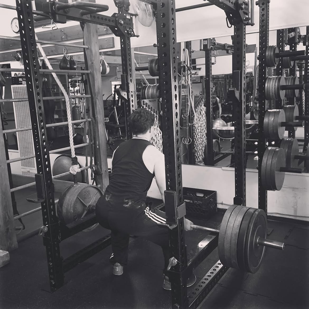 Rack pulls in training